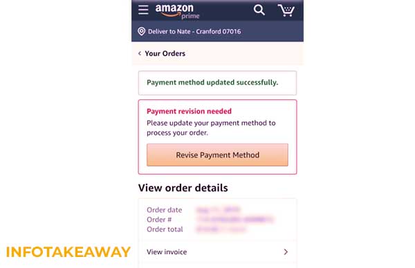 Resolved Amazon Payment Revision Needed