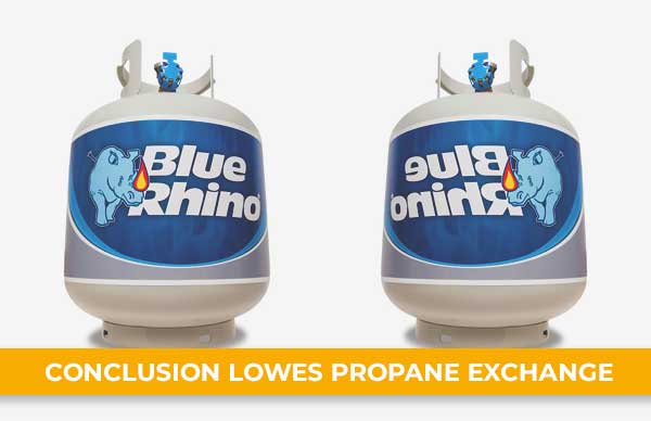 Conclusion Lowes Propane Exchange