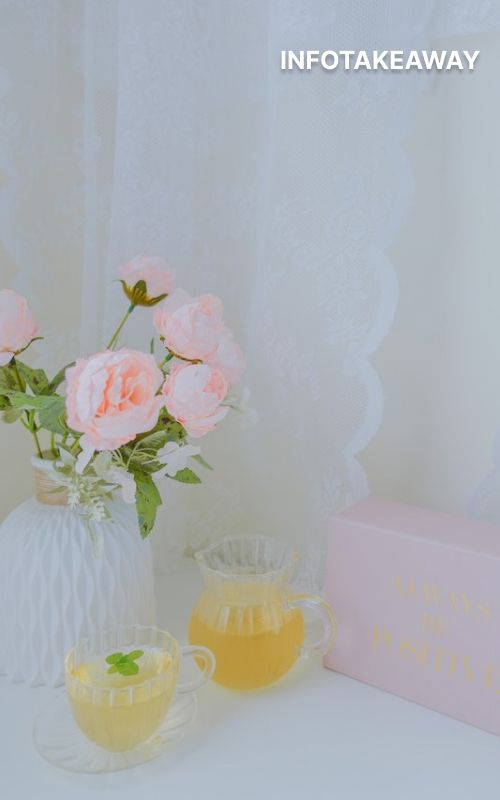 Flower and lace against a wall